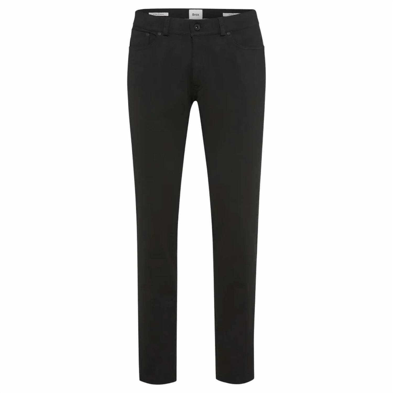 New Brax Men's Chuck J Hi-Flex Five-Pocket Pants In 02 - Black